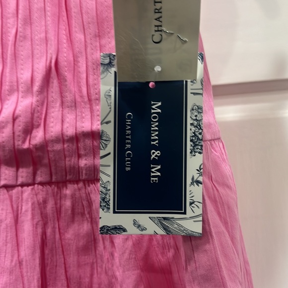 Charter Club • Mommy & Me • Flutter-Sleeve Crinkled Dress • Little Girls’ - Picture 4 of 9